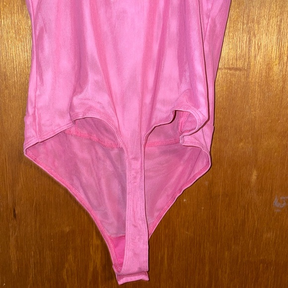 •FREE PEOPLE INTIMATELY•NWT LUCKY PINK NIGHT RHYTHM CORSET STYLE BODYSUIT  SMALL - Picture 11 of 12
